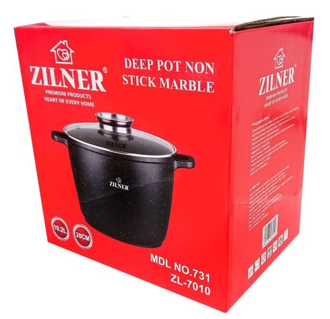 GARNEK MARMUROWY 10L / 28cm WYSOKI ZILNER ZL-7010 GARNEK MARMUROWY 10L / 28cm WYSOKI ZILNER ZL-7010
