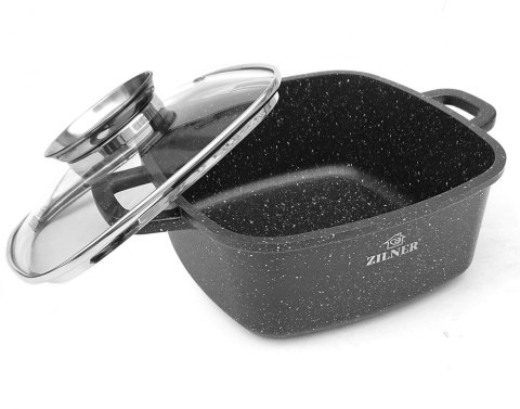 GARNEK MARMUROWY 4.4L 24cm BRYTFANNA ZILNER ZL-7002 GARNEK MARMUROWY 4.4L 24cm BRYTFANNA ZILNER ZL-7002