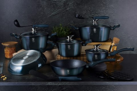 GARNEK PŁASKI 3.8L 28CM BERLINGER HAUS METALLIC AQUAMARINE BH-6794 GARNEK PŁASKI 3.8L 28CM BERLINGER HAUS METALLIC AQUAMARINE BH-6794