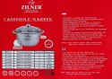 GARNEK STALOWY 12L 30cm DNO 5 WARSTWOWE ZILNER ZL-7310 GARNEK STALOWY 12L 30cm DNO 5 WARSTWOWE ZILNER ZL-7310