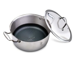 GARNEK STALOWY 18/10 6.1L 28cm BERLINGER HAUS ETERNAL COLLECTION BH-7446