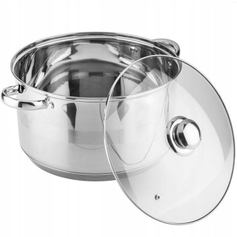 GARNEK STALOWY 19L 36cm DNO 5 WARSTWOWE ZILNER ZL-7313 GARNEK STALOWY 19L 36cm DNO 5 WARSTWOWE ZILNER ZL-7313