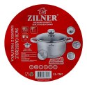 GARNEK STALOWY 6.1L 24cm DNO 9 WARSTWOWE ZILNER ZL-7307 GARNEK STALOWY 6.1L 24cm DNO 9 WARSTWOWE ZILNER ZL-7307