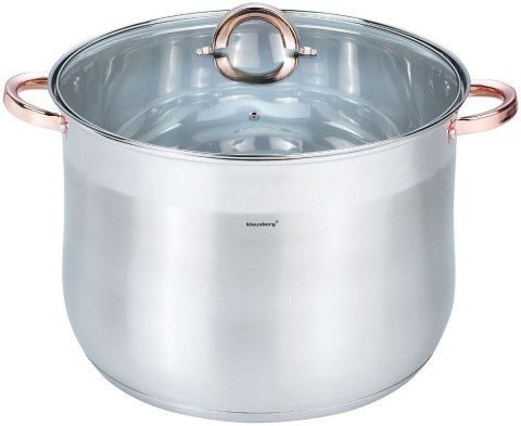 GARNEK STALOWY GASTRONOMICZNY 22.4L 34CM KLAUSBERG KB-7798 ROSE GOLD GARNEK STALOWY GASTRONOMICZNY 22.4L 34CM KLAUSBERG KB-7798 ROSE GOLD