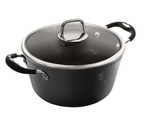 GARNEK TYTANOWY 20cm 2.5L BERLINGER HAUS BLACK PROFESSIONAL LINE BH-6122 GARNEK TYTANOWY 20cm 2.5L BERLINGER HAUS BLACK PROFESSIONAL LINE BH-6122