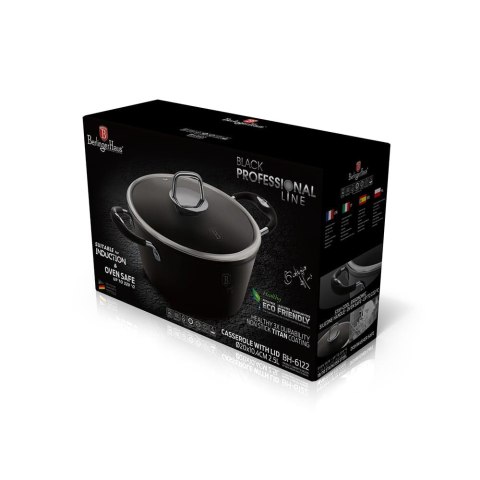 GARNEK TYTANOWY 20cm 2.5L BERLINGER HAUS BLACK PROFESSIONAL LINE BH-6122 GARNEK TYTANOWY 20cm 2.5L BERLINGER HAUS BLACK PROFESSIONAL LINE BH-6122