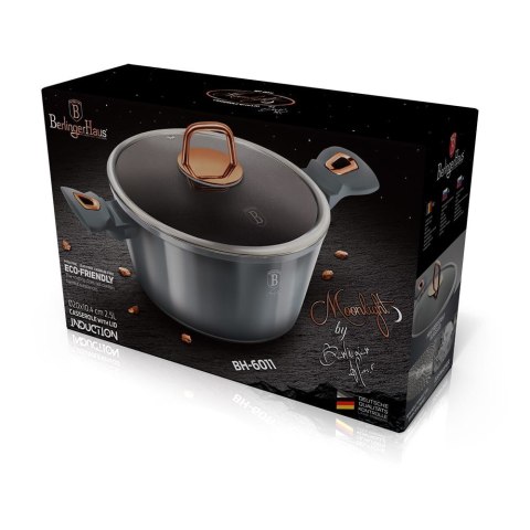 GARNEK TYTANOWY 20cm 2.5L BERLINGER HAUS MOONLIGHT BH-6011