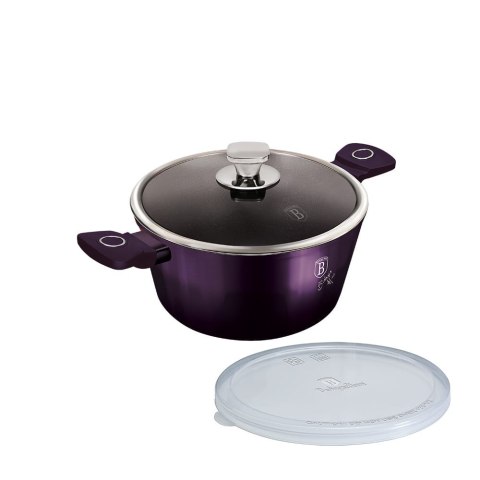 GARNEK TYTANOWY 24cm 4.1L BERLINGER HAUS PURPLE ECLIPSE BH-6629 GARNEK TYTANOWY 24cm 4.1L BERLINGER HAUS PURPLE ECLIPSE BH-6629