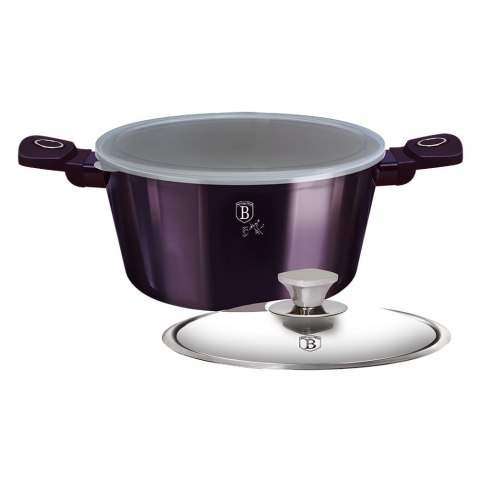 GARNEK TYTANOWY 24cm 4.1L BERLINGER HAUS PURPLE ECLIPSE BH-6629 GARNEK TYTANOWY 24cm 4.1L BERLINGER HAUS PURPLE ECLIPSE BH-6629