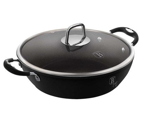 GARNEK TYTANOWY NISKI 28cm 3.8L BERLINGER HAUS BLACK PROFESSIONAL LINE BH-6125 GARNEK TYTANOWY NISKI 28cm 3.8L BERLINGER HAUS BLACK PROFESSIONAL LINE BH-6125