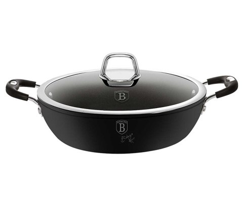 GARNEK TYTANOWY NISKI 28cm 3.8L BERLINGER HAUS BLACK PROFESSIONAL LINE BH-6125 GARNEK TYTANOWY NISKI 28cm 3.8L BERLINGER HAUS BLACK PROFESSIONAL LINE BH-6125
