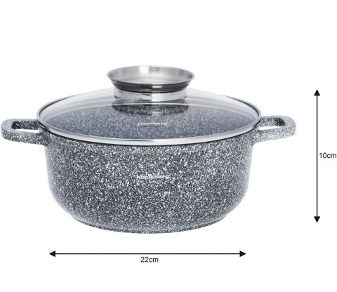 GARNEK Z POW. MARMUROWĄ 3.3L 22cm KLAUSBERG KB-7521 GARNEK Z POW. MARMUROWĄ 3.3L 22cm KLAUSBERG KB-7521
