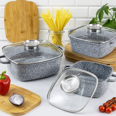GARNEK Z POW. MARMUROWĄ 4.4L 24cm KLAUSBERG KB-7530 GARNEK Z POW. MARMUROWĄ 4.4L 24cm KLAUSBERG KB-7530
