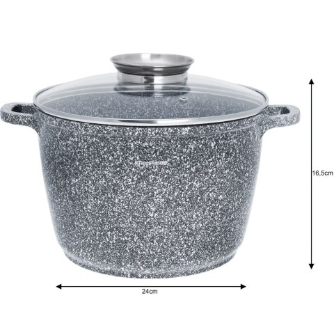 GARNEK Z POW. MARMUROWĄ 6.2L 24cm KLAUSBERG KB-7525 GARNEK Z POW. MARMUROWĄ 6.2L 24cm KLAUSBERG KB-7525