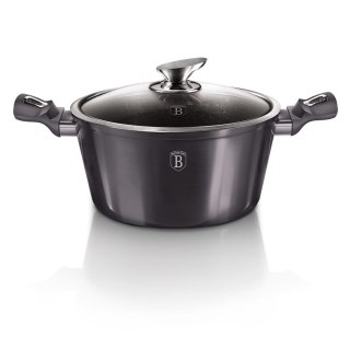 GARNEK Z POWŁ. GRANITOWĄ 2.5L 20cm BERLINGER HAUS Carbon Pro BH-6892