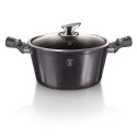GARNEK Z POWŁ. GRANITOWĄ 6.1L 28cm BERLINGER HAUS Carbon Pro BH-6894