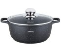 GARNEK Z POWŁ. MARMUR. 4.5L 24CM KINGHOFF KH-1595 GARNEK Z POWŁ. MARMUR. 4.5L 24CM KINGHOFF KH-1595