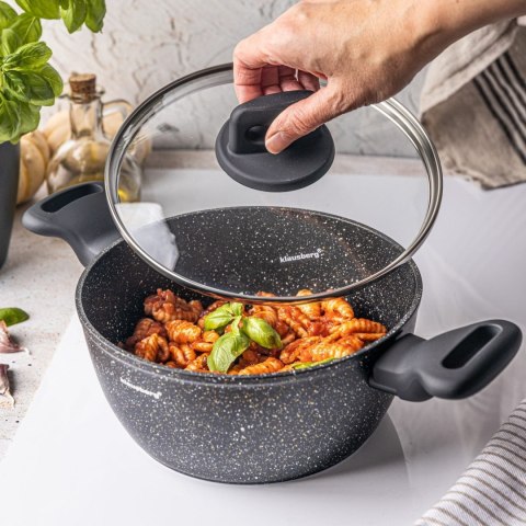 GARNEK Z POWŁOKĄ MARMUROWĄ 20CM 2.3L KLAUSBERG KB-7670 GARNEK Z POWŁOKĄ MARMUROWĄ 20CM 2.3L KLAUSBERG KB-7670