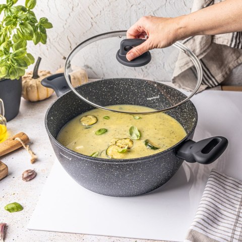 GARNEK Z POWŁOKĄ MARMUROWĄ 28CM 5.7L KLAUSBERG KB-7672 GARNEK Z POWŁOKĄ MARMUROWĄ 28CM 5.7L KLAUSBERG KB-7672
