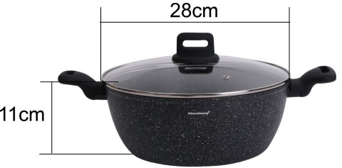 GARNEK Z POWŁOKĄ MARMUROWĄ 28CM 5.7L KLAUSBERG KB-7672 GARNEK Z POWŁOKĄ MARMUROWĄ 28CM 5.7L KLAUSBERG KB-7672