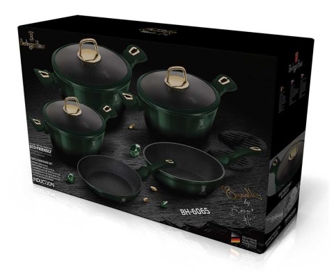 GARNKI 10 EL. BERLINGER HAUS METALLIC EMERALD BH-6065 GARNKI 10 EL. BERLINGER HAUS METALLIC EMERALD BH-6065