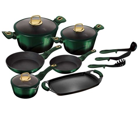 GARNKI 12 EL. BERLINGER HAUS METALLIC EMERALD LINE BH-6066 GARNKI 12 EL. BERLINGER HAUS METALLIC EMERALD LINE BH-6066