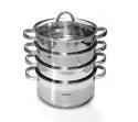 GARNKI DO GOTOWANIA NA PARZE 22CM 5 ELE. KLAUSBERG KB-7143
