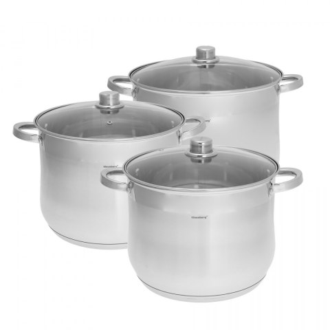 GARNKI GASTRO 6 ELE 10.7L+13L+16L KLAUSBERG STOCK POT KB-7178 GARNKI GASTRO 6 ELE 10.7L+13L+16L KLAUSBERG STOCK POT KB-7178
