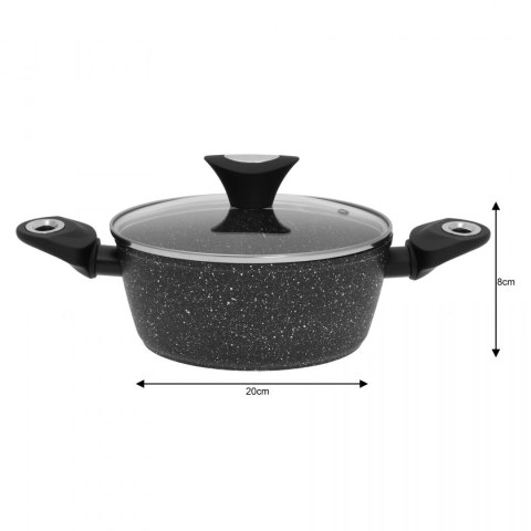 GARNKI GRANITOWE GOLD MARMO 12 ELE. KLAUSBERG KB-7201 GARNKI GRANITOWE GOLD MARMO 12 ELE. KLAUSBERG KB-7201