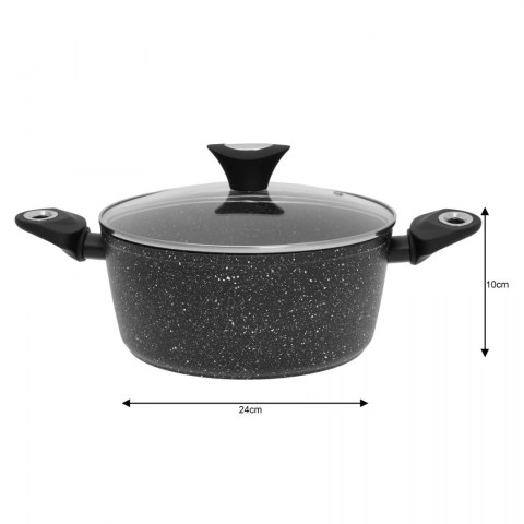 GARNKI GRANITOWE GOLD MARMO 12 ELE. KLAUSBERG KB-7201 GARNKI GRANITOWE GOLD MARMO 12 ELE. KLAUSBERG KB-7201