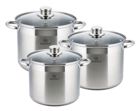 GARNKI KiNGHOFF 6 ELE 9L/ 7L/ 5L KH-4310 GARNKI KiNGHOFF 6 ELE 9L/ 7L/ 5L KH-4310