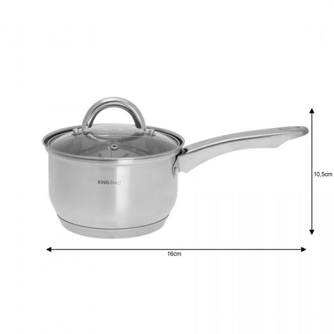 GARNKI KiNGHOFF JUMBO SILVER 12 ELE KH-4450 GARNKI KiNGHOFF JUMBO SILVER 12 ELE KH-4450
