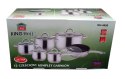 GARNKI KiNGHOFF JUMBO SILVER 12 ELE KH-4450