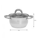 GARNKI KiNGHOFF SILVER MARBLE 12 ELE KH-1098 GARNKI KiNGHOFF SILVER MARBLE 12 ELE KH-1098