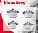 GARNKI STALOWE 8 EL. 2.1/2.9/3.9/6.6L KLAUSBERG KB-7701 GARNKI STALOWE 8 EL. 2.1/2.9/3.9/6.6L KLAUSBERG KB-7701
