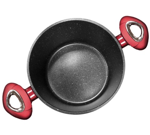 GARNKI z POWŁOKĄ GRANITOWĄ 6 EL. ZILNER CHERRY RED ZL-8561