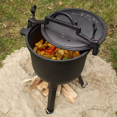 KOCIOŁEK ŻELIWNY MYŚLIWSKI 7L KiNGHOFF KH-2232 KOCIOŁEK ŻELIWNY MYŚLIWSKI 7L KiNGHOFF KH-2232
