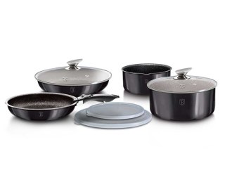KOMPLET GARNKÓW 9 EL. CLICK & COOK BERLINGER HAUS METALLIC LINE CARBON PRO BH-6918