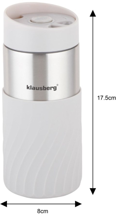 KUBEK TERMICZNY 300ML KLAUSBERG BEŻOWY KB-7632 KUBEK TERMICZNY 300ML KLAUSBERG BEŻOWY KB-7632