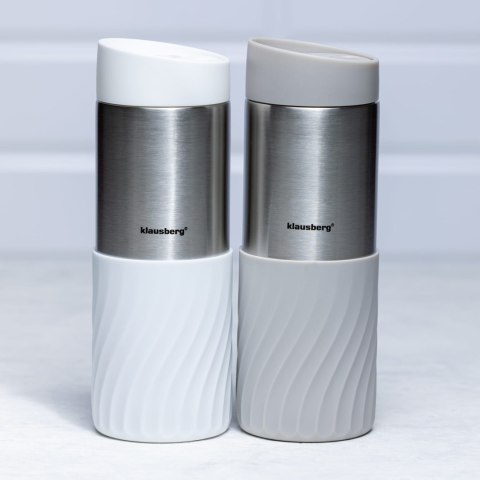 KUBEK TERMICZNY 400ML STAL NIERDZEWNA 18/8 KLAUSBERG BEŻOWY KB-7636 KUBEK TERMICZNY 400ML STAL NIERDZEWNA 18/8 KLAUSBERG BEŻOWY KB-7636