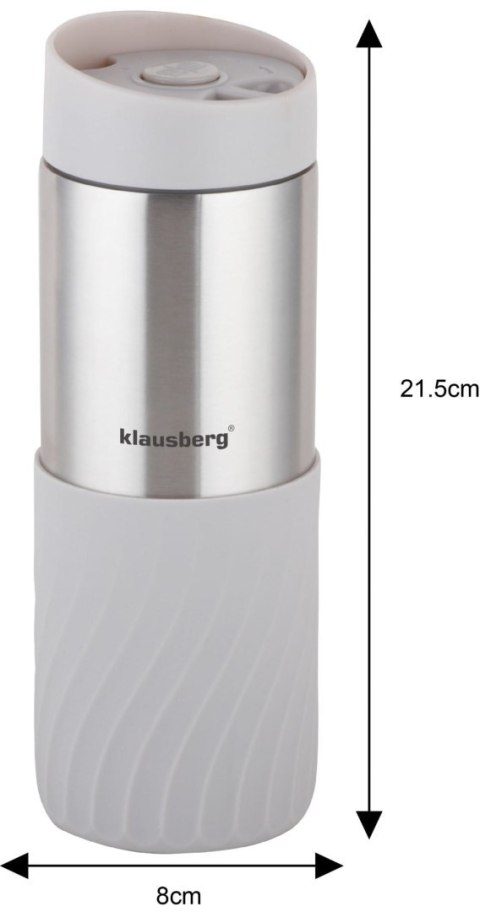 KUBEK TERMICZNY 400ML STAL NIERDZEWNA 18/8 KLAUSBERG BEŻOWY KB-7636 KUBEK TERMICZNY 400ML STAL NIERDZEWNA 18/8 KLAUSBERG BEŻOWY KB-7636