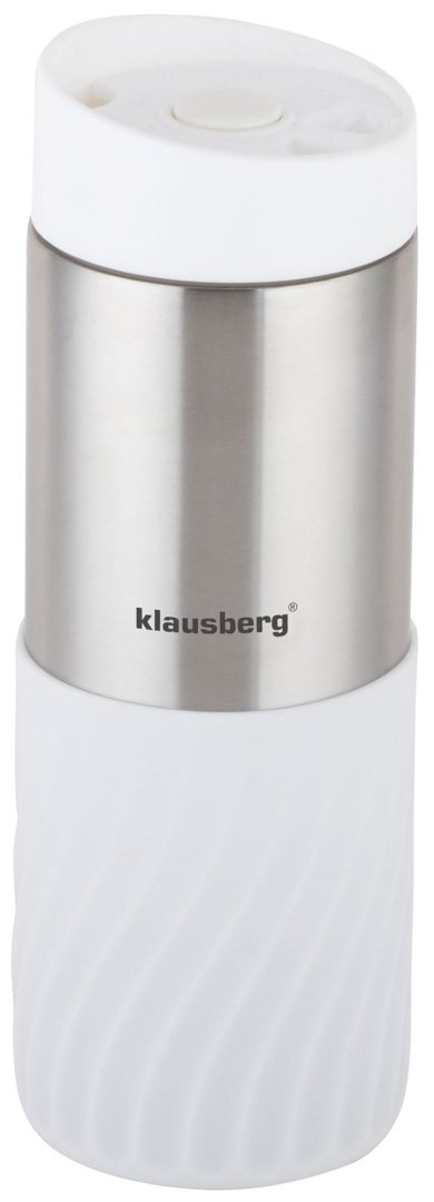 KUBEK TERMICZNY 400ML STAL NIERDZEWNA 18/8 KLAUSBERG BIAŁY KB-7635 KUBEK TERMICZNY 400ML STAL NIERDZEWNA 18/8 KLAUSBERG BIAŁY KB-7635