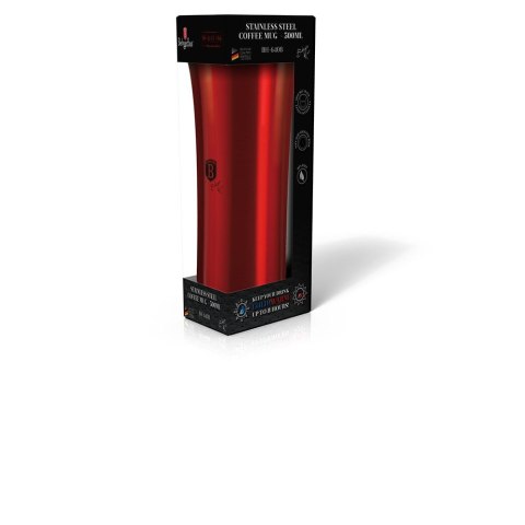 KUBEK TERMICZNY 500ml BERLINGER HAUS METALLIC LINE BURGUNDY BH-6408 KUBEK TERMICZNY 500ml BERLINGER HAUS METALLIC LINE BURGUNDY BH-6408
