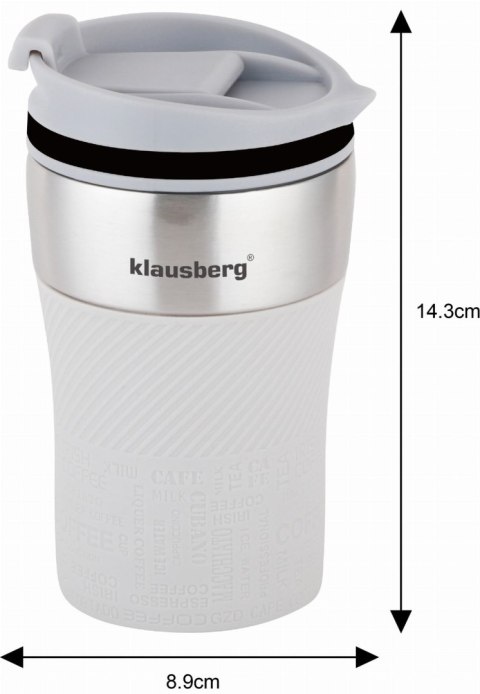 KUBEK TERMICZNY MAŁY 280ML KLAUSBERG BEŻOWY KB-7624 KUBEK TERMICZNY MAŁY 280ML KLAUSBERG BEŻOWY KB-7624
