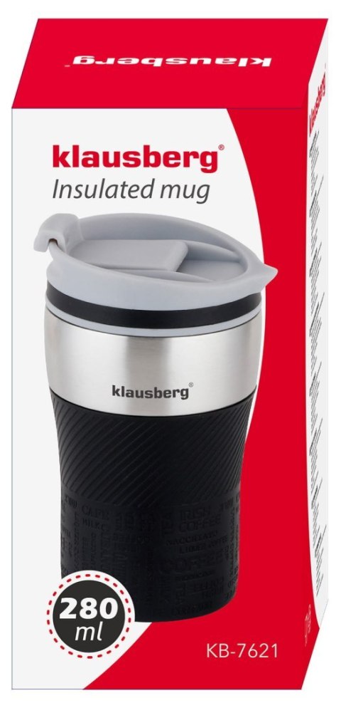 KUBEK TERMICZNY MAŁY 280ML KLAUSBERG BEŻOWY KB-7624 KUBEK TERMICZNY MAŁY 280ML KLAUSBERG BEŻOWY KB-7624