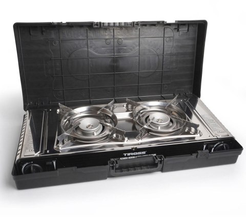 KUCHENKA TURYSTYCZNA GAZOWA PODWÓJNA 2.2kW x 2 TIROSS TS-267 KUCHENKA TURYSTYCZNA GAZOWA PODWÓJNA 2.2kW x 2 TIROSS TS-267