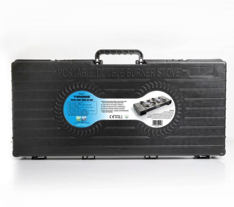KUCHENKA TURYSTYCZNA GAZOWA PODWÓJNA 2.2kW x 2 TIROSS TS-267 KUCHENKA TURYSTYCZNA GAZOWA PODWÓJNA 2.2kW x 2 TIROSS TS-267