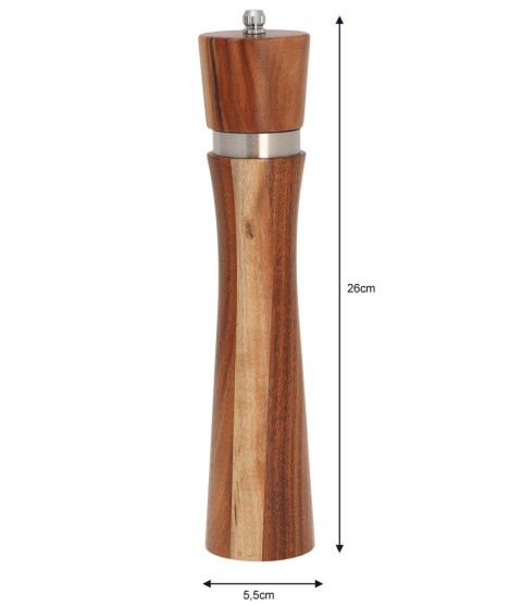 MŁYNEK AKACJOWY DO PIEPRZU 25CM KLAUSBERG KB-7592 MŁYNEK AKACJOWY DO PIEPRZU 25CM KLAUSBERG KB-7592