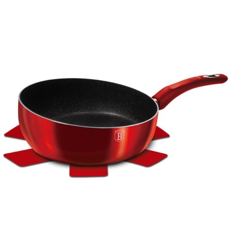 PATELNIA GŁĘBOKA CHEF FLIP 26cm BERLINGER HAUS BURGUNDY BH-1302 PATELNIA GŁĘBOKA CHEF FLIP 26cm BERLINGER HAUS BURGUNDY BH-1302