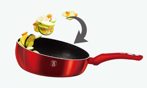 PATELNIA GŁĘBOKA CHEF FLIP 26cm BERLINGER HAUS BURGUNDY BH-1302 PATELNIA GŁĘBOKA CHEF FLIP 26cm BERLINGER HAUS BURGUNDY BH-1302